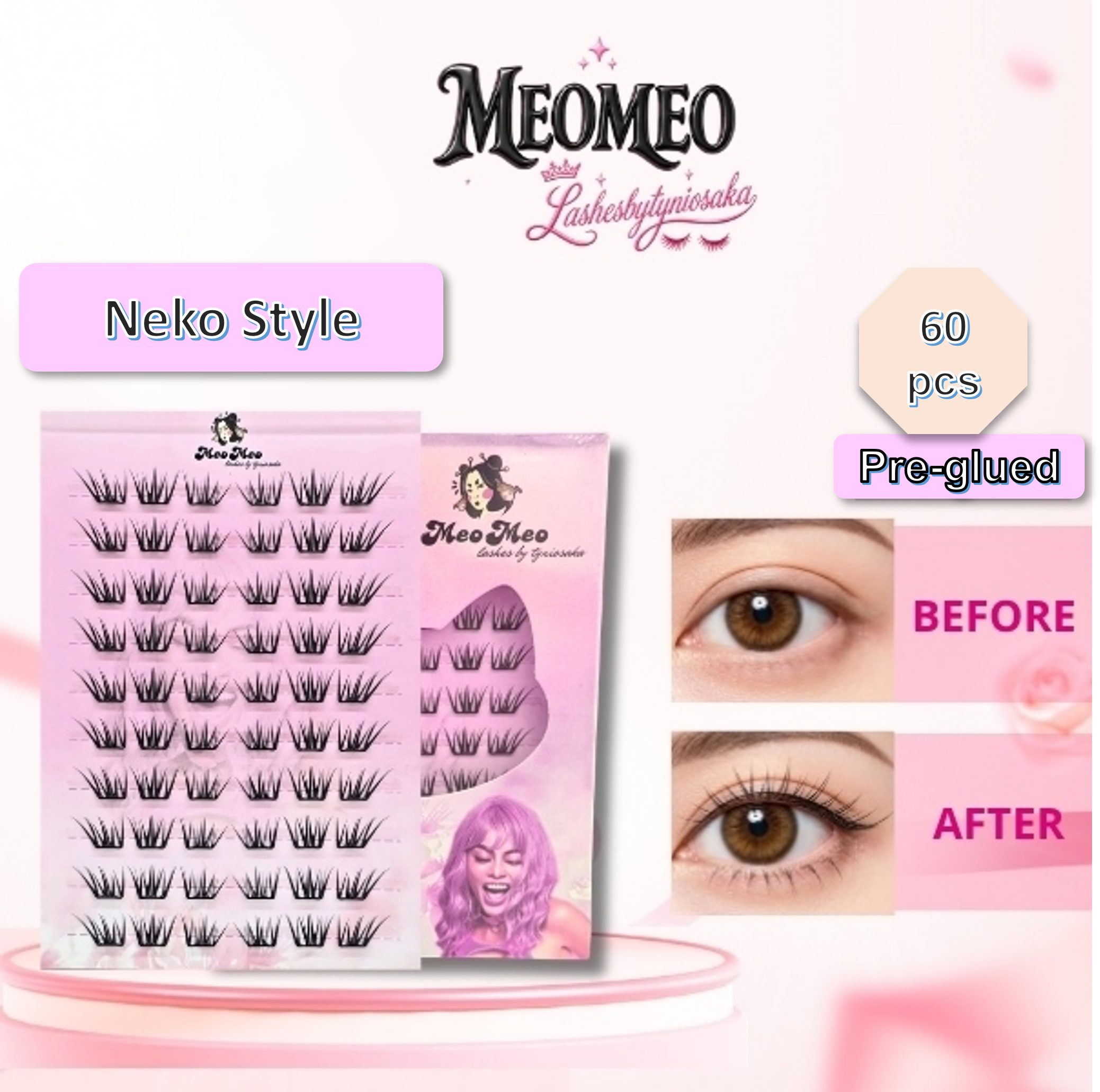 Neko Pre Glued Lashes